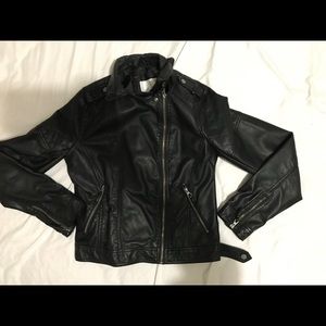 Faux Leather Jacket